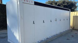 A one-megawatt Tesla battery will store excess power for later use. (Source: Loma Linda University Health) A one-megawatt Tesla battery will store excess power for later use. (Source: Loma Linda University Health)