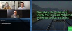 Webinar panelists Katie Bronchetti, top left, and Matt Holstein, top right, with moderator Rod Walton, below. Webinar panelists Katie Bronchetti, top left, and Matt Holstein, top right, with moderator Rod Walton, below.