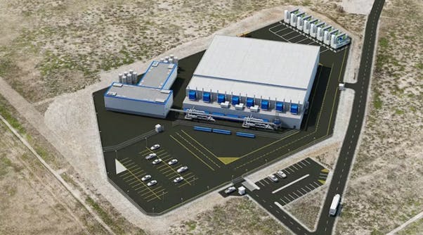 Rendering of OCI data center image credit VoltaGrid