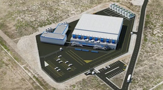 Rendering of OCI data center image credit VoltaGrid