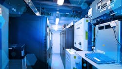 NL's Microgrid in a Box includes 320 kilowatt-hours of battery storage, and can tie seamlessly into a modern electrical grid and coordinate the distribution of electricity for a small village, military base or other critical infrastructure building. NL's Microgrid in a Box includes 320 kilowatt-hours of battery storage, and can tie seamlessly into a modern electrical grid and coordinate the distribution of electricity for a small village, military base or other critical infrastructure building.