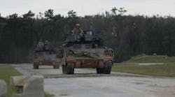 U.S. Soldiers, with 3rd Battalion, 67th Armor Regiment, 2nd Armored Brigade Combat Team, 3rd Infantry Division, move to firing positions in preparation for direct firing training during Spartan Density at Fort Stewart, Georgia, Oct. 9, 2025. (Source: U.S. Army photo by Spc. Darnell Howard) U.S. Soldiers, with 3rd Battalion, 67th Armor Regiment, 2nd Armored Brigade Combat Team, 3rd Infantry Division, move to firing positions in preparation for direct firing training during Spartan Density at Fort Stewart, Georgia, Oct. 9, 2025. (Source: U.S. Army photo by Spc. Darnell Howard)