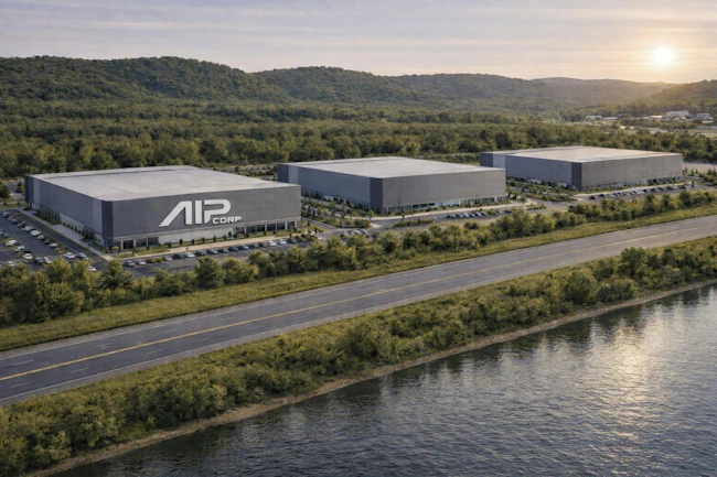 Rendering of Monarch Compute Campus. Image credit AIP