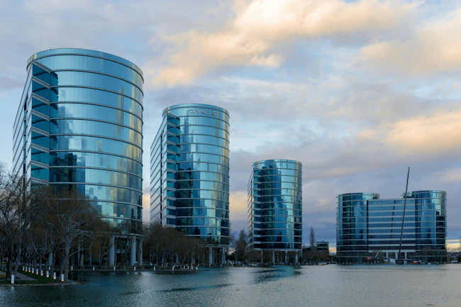 Oracle buildings in Silicon Valley. Image credit yhelfman/Shutterstock.com
