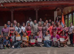 Graduation ceremony for the women of the fourth cohort in the Barefoot College solar engineering program. Graduation ceremony for the women of the fourth cohort in the Barefoot College solar engineering program.