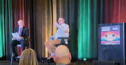 VoltaGrid microgrid expert Dave Bell, right, talks with Microgrid Knowledge Editor Rod Walton and a keynote audience about powering the next generation of digital infrastructure at the Microgrid Knowledge Conference in Orlando. Image credit VoltaGrid VoltaGrid microgrid expert Dave Bell, right, talks with Microgrid Knowledge Editor Rod Walton and a keynote audience about powering the next generation of digital infrastructure at the Microgrid Knowledge Conference in Orlando. Image credit VoltaGrid