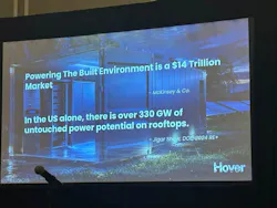 Slide of Hover Energy CEO Chris Griffin's presentation at the Microgrid Knowledge Conference in Orlando. Image credit Rod Walton Slide of Hover Energy CEO Chris Griffin's presentation at the Microgrid Knowledge Conference in Orlando. Image credit Rod Walton