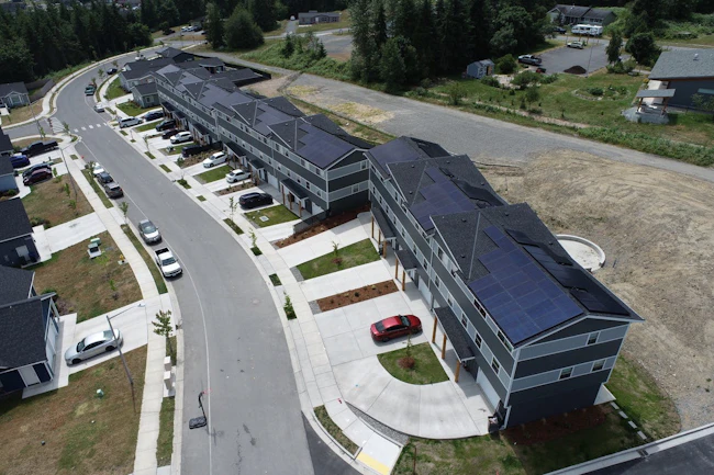 The first Swinomish microgrid powers tribal-owned afforable housing. (Source: Swinomish Indian Tribal Community)