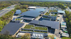 The David F. Bone Equipment Maintenance & Transit Operation Center (EMTOC) in Derwood, Maryland (Image courtesy of AlphaStruxure).