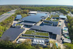 The David F. Bone Equipment Maintenance & Transit Operation Center (EMTOC) in Derwood, Maryland (Image courtesy of AlphaStruxure).