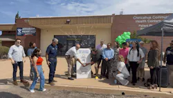 Groundbreaking ceremony for the microgrid at Chiricahua Community Health Center. Image credit Collective Energy