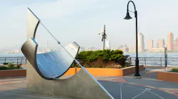 Equatorial Sundial at Jersey City Exchange Place. Image credit ID 31214159 © Steveheap | Dreamstime.com