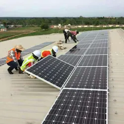 Green Village Electricity work in Nigeria. Image credit IEEE Smart Village