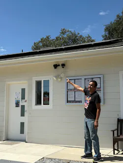 Curtis La Chusa, chairman of the Mesa Grande Tribal Council (Image courtesy of Solar Electric Light Fund (SELF))