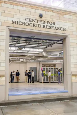 Exterior view of the expanded Center for Microgrid Research at St. Thomas University in Minnesota. Image credit Brandon Woller for STU.