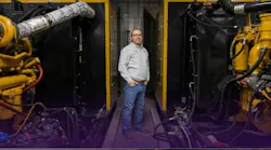 Mahmoud Kabalan, Bright Green Director of the Center for Microgrid Research at St. Thomas University in Minnesota. Image credit Brandon Woller/STU